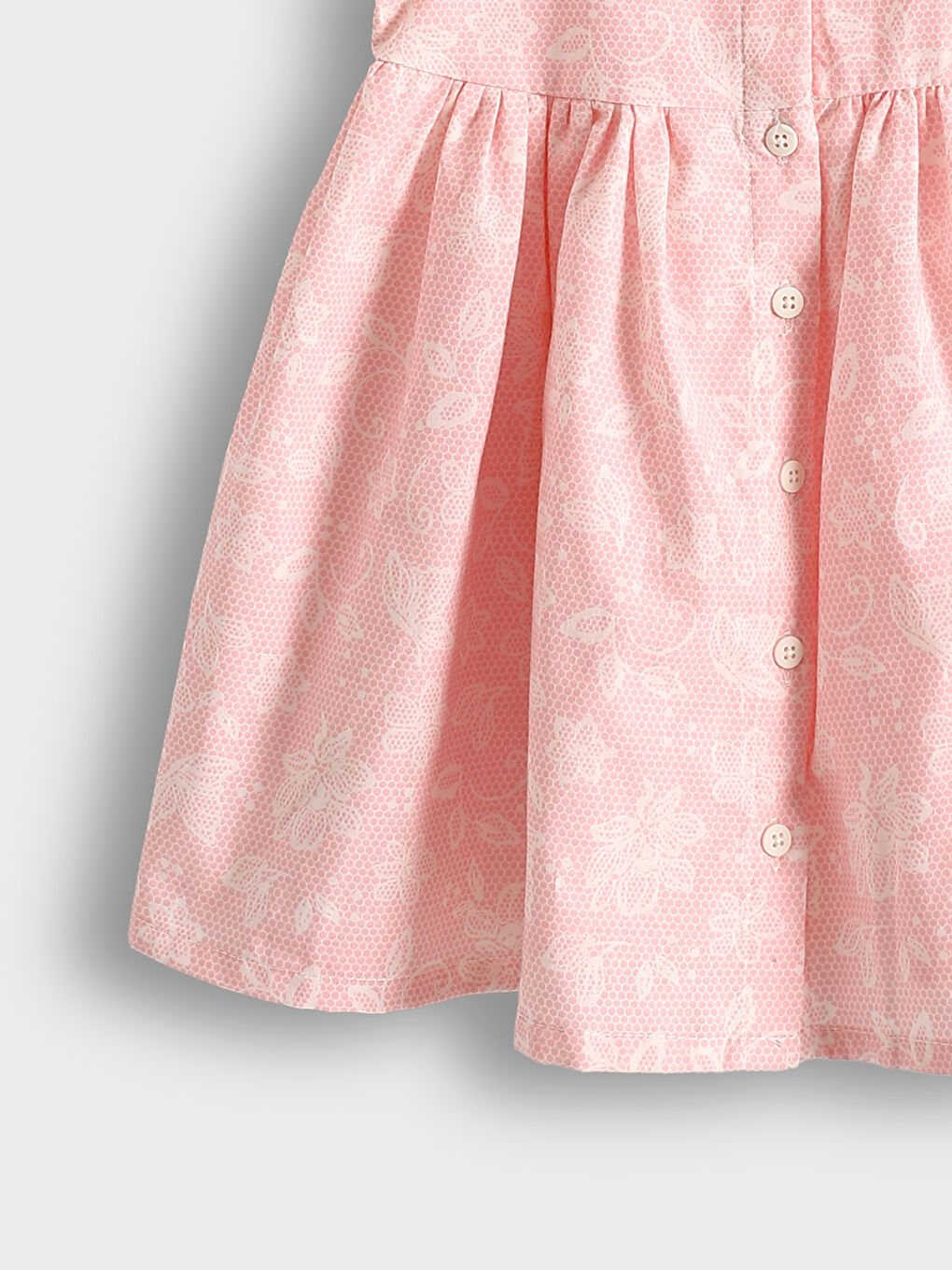 Crew Neck Girls' Dress -S5K162Z1-LT4