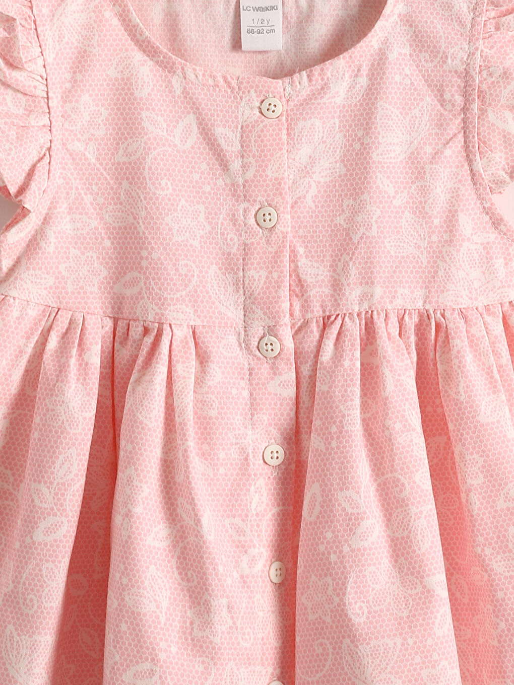 Crew Neck Girls' Dress -S5K162Z1-LT4