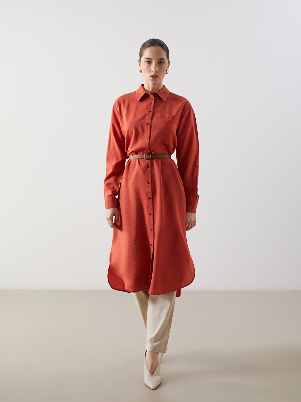 Oversize Women's Shirt Tunic