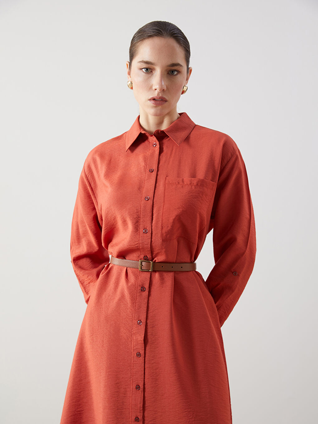 Oversize Women's Shirt Tunic-1