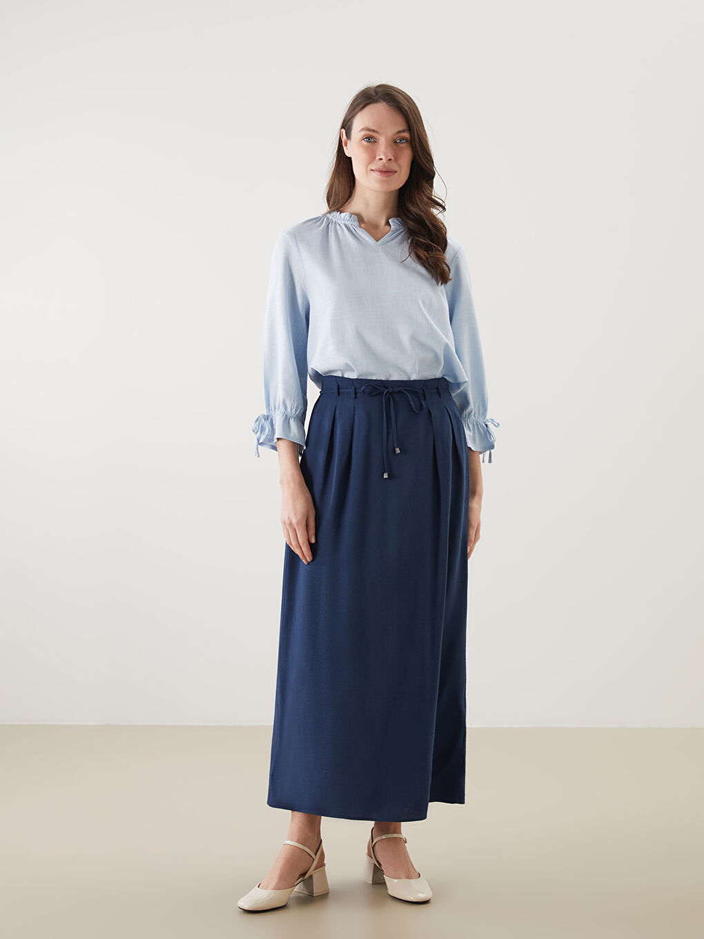 Woman INDIGO Skirt -S5K169Z8-HSD