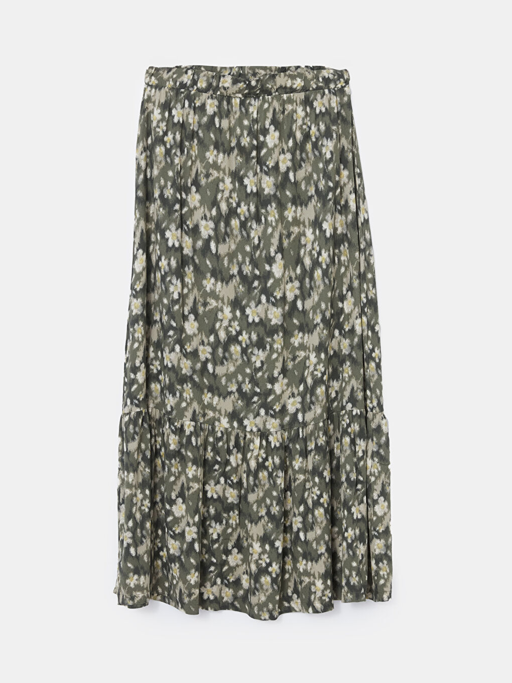Elastic Waist Floral A-Line Women's Skirt -S5K171Z8-LRF