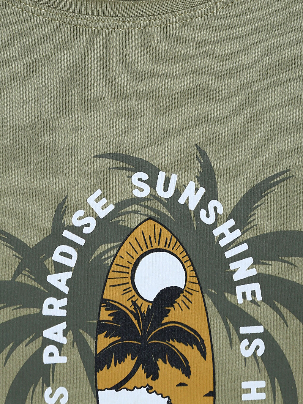 Crew Neck Printed Boys' Vest-2