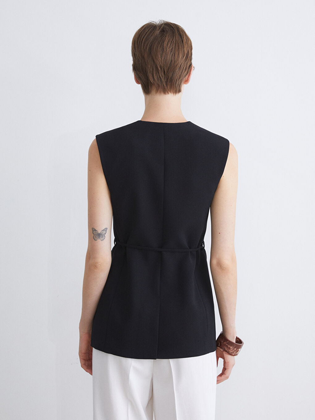 LCWAIKIKI Classic V Neck Women's Classic Waistcoat -S5K211Z8-CVL