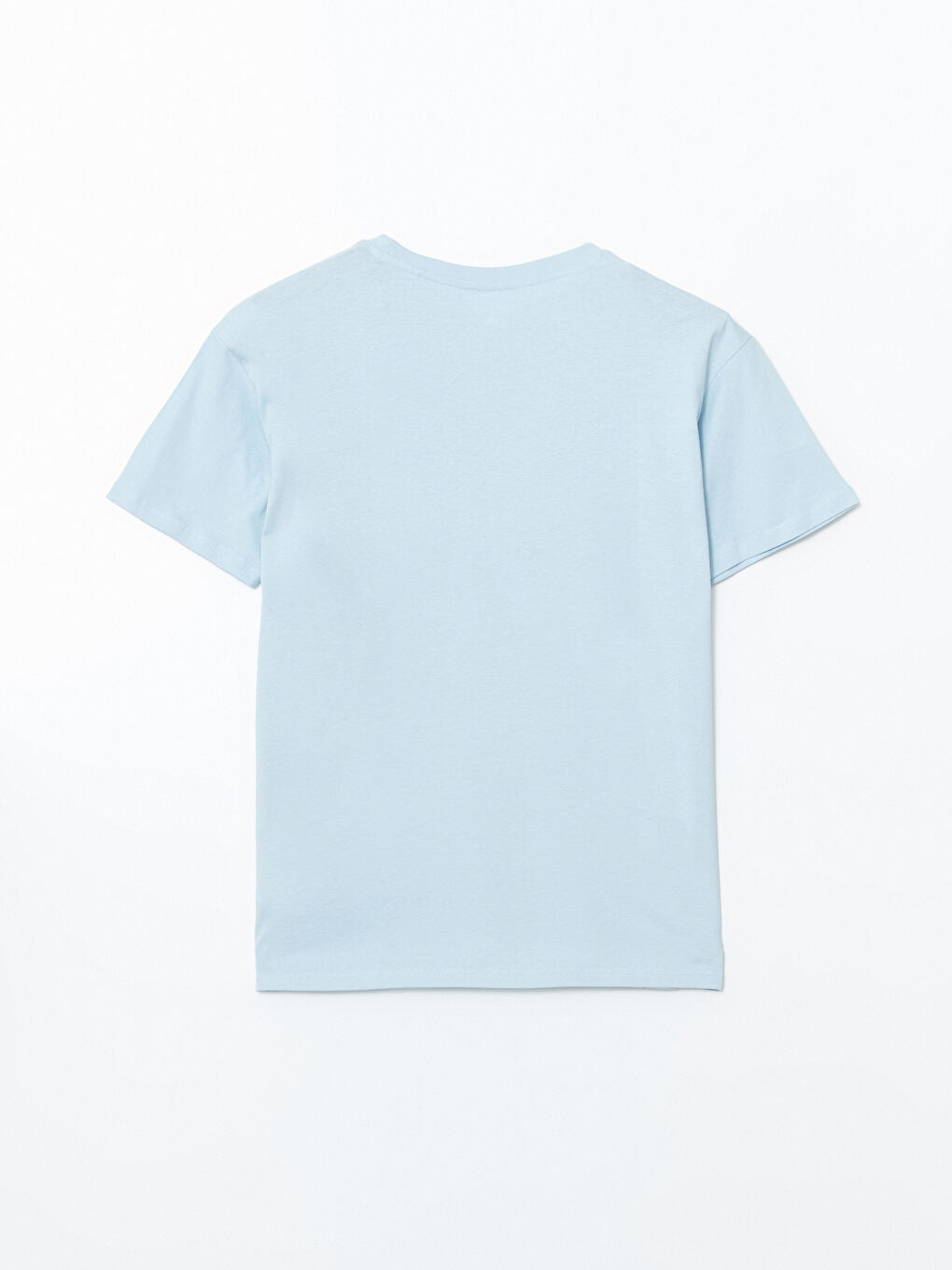 Crew Neck Printed Women's Sports T-Shirt-5