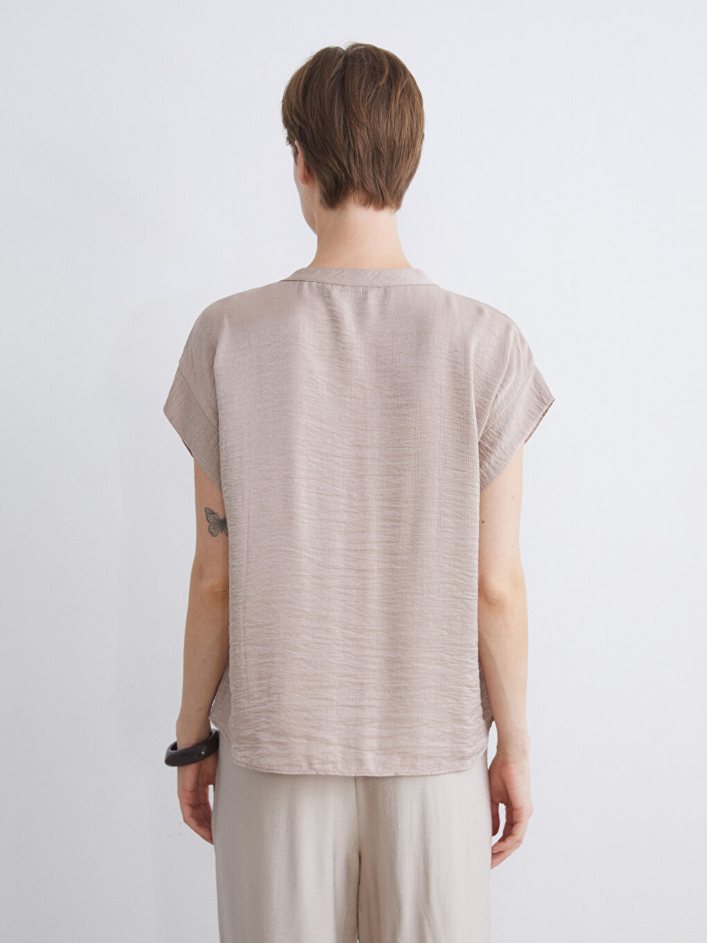 Notch Neck Women's Shirt-6