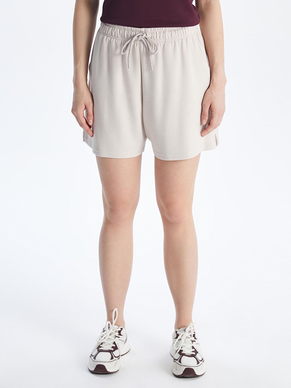 Elastic Waist Women'S Sports Shorts -S5K231Z8-HZZ