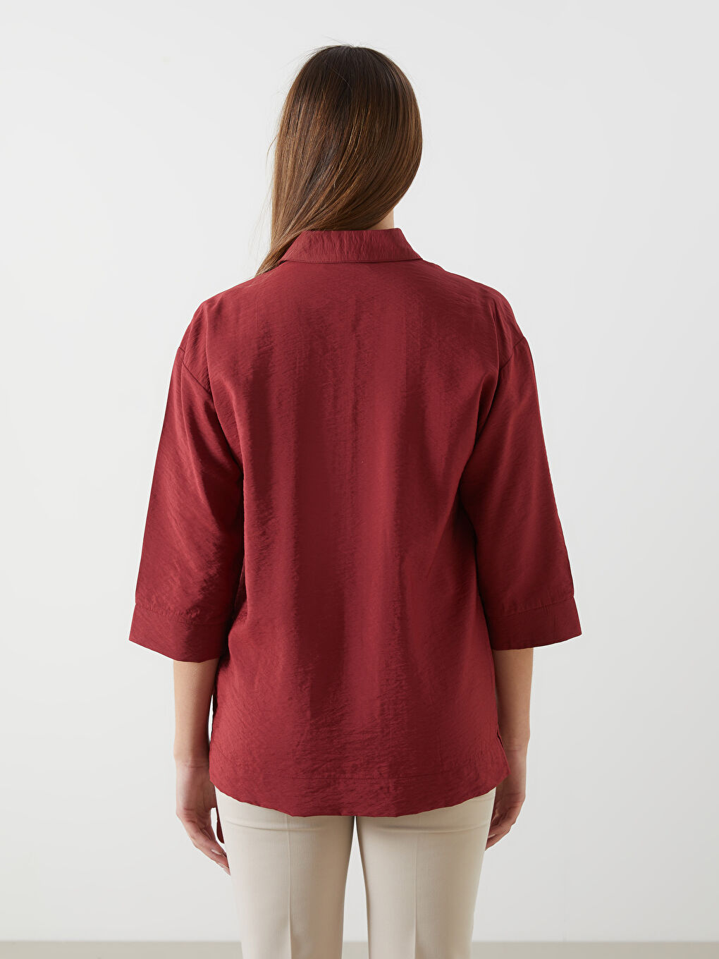 Chemise Unie pour Femmes-3