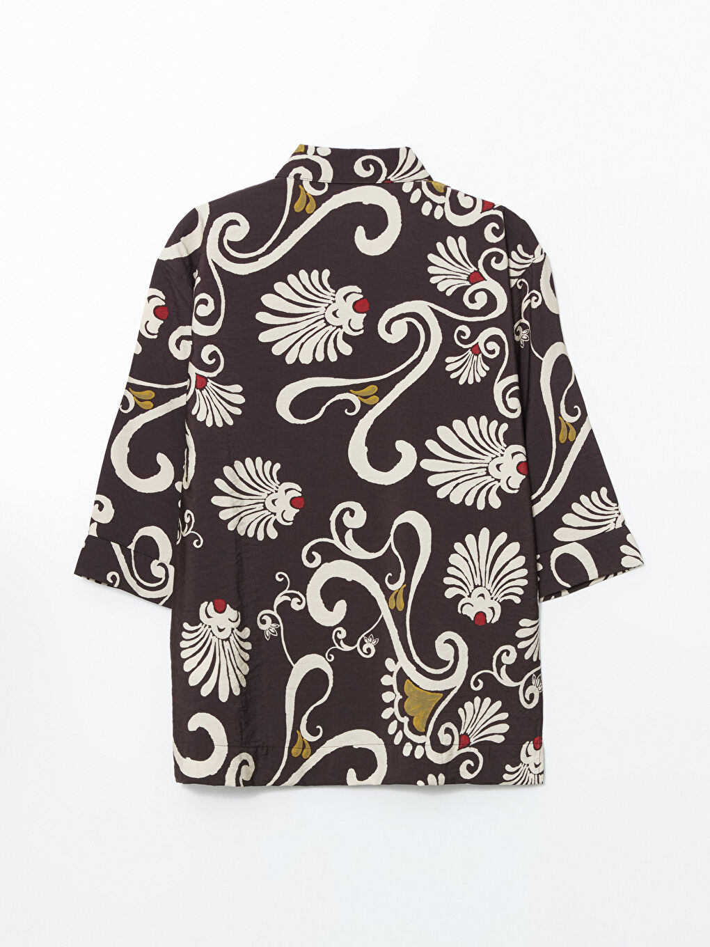 Chemise À Motifs Coupe Ample pour Femmes-5