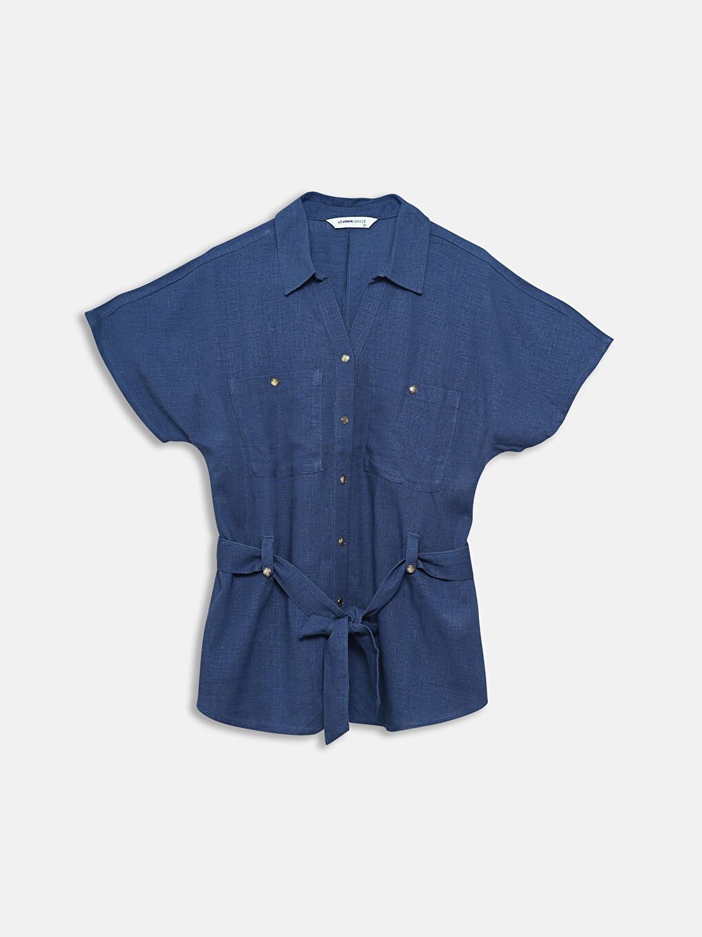 LC Waikiki INDIGO Košulja tunika Žena -S5K271Z8-CTG