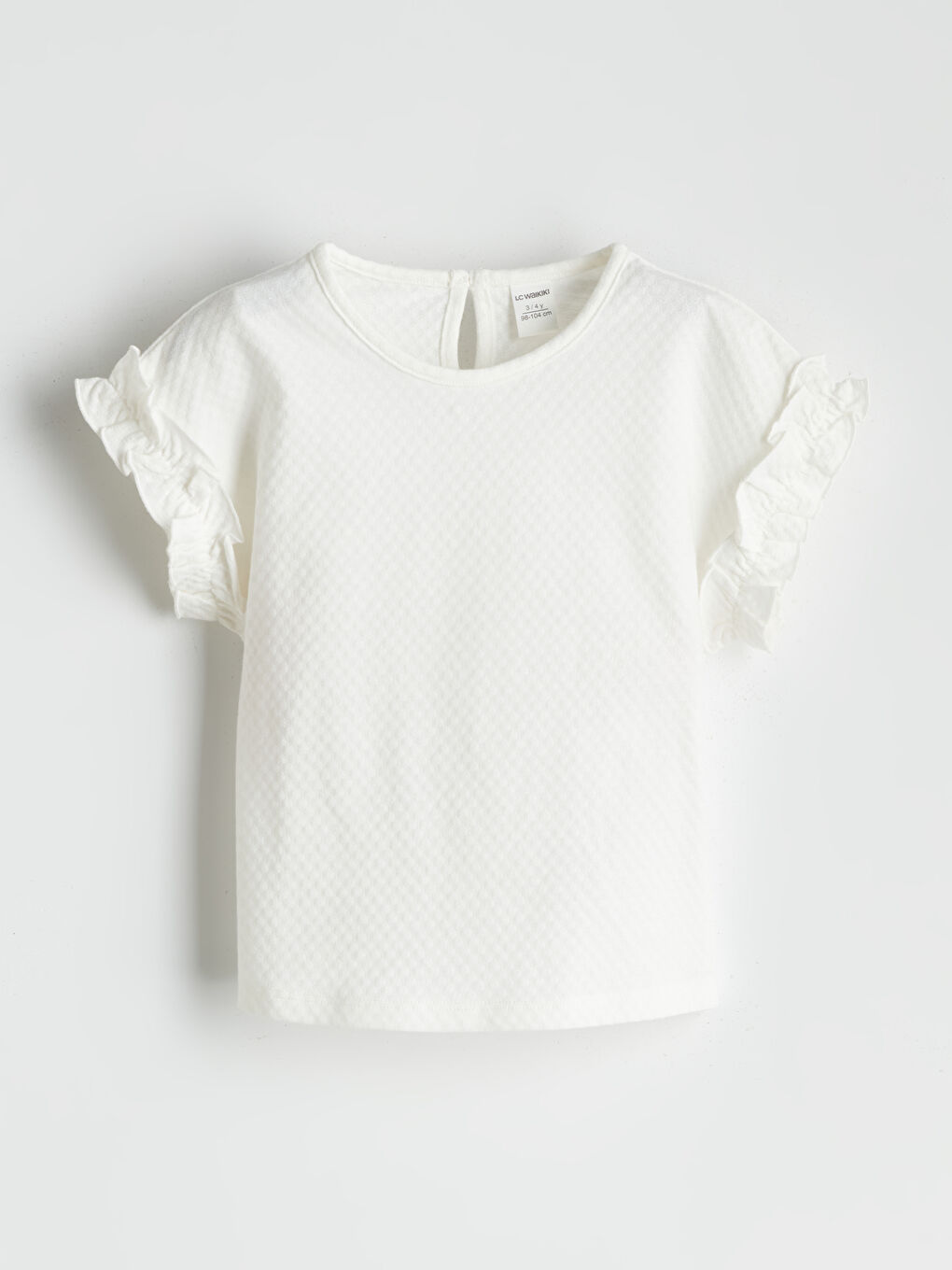 LCW baby Crew Neck Basic Girls' T-Shirt -S5K287Z1-R9J