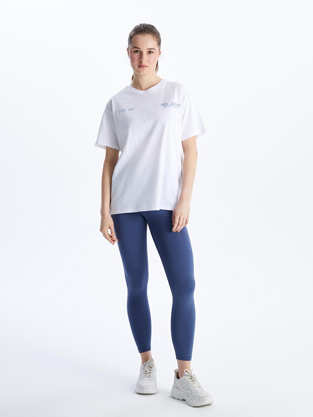 Women's Elastic Waist Sport Leggings -S5K314Z8-DUJ