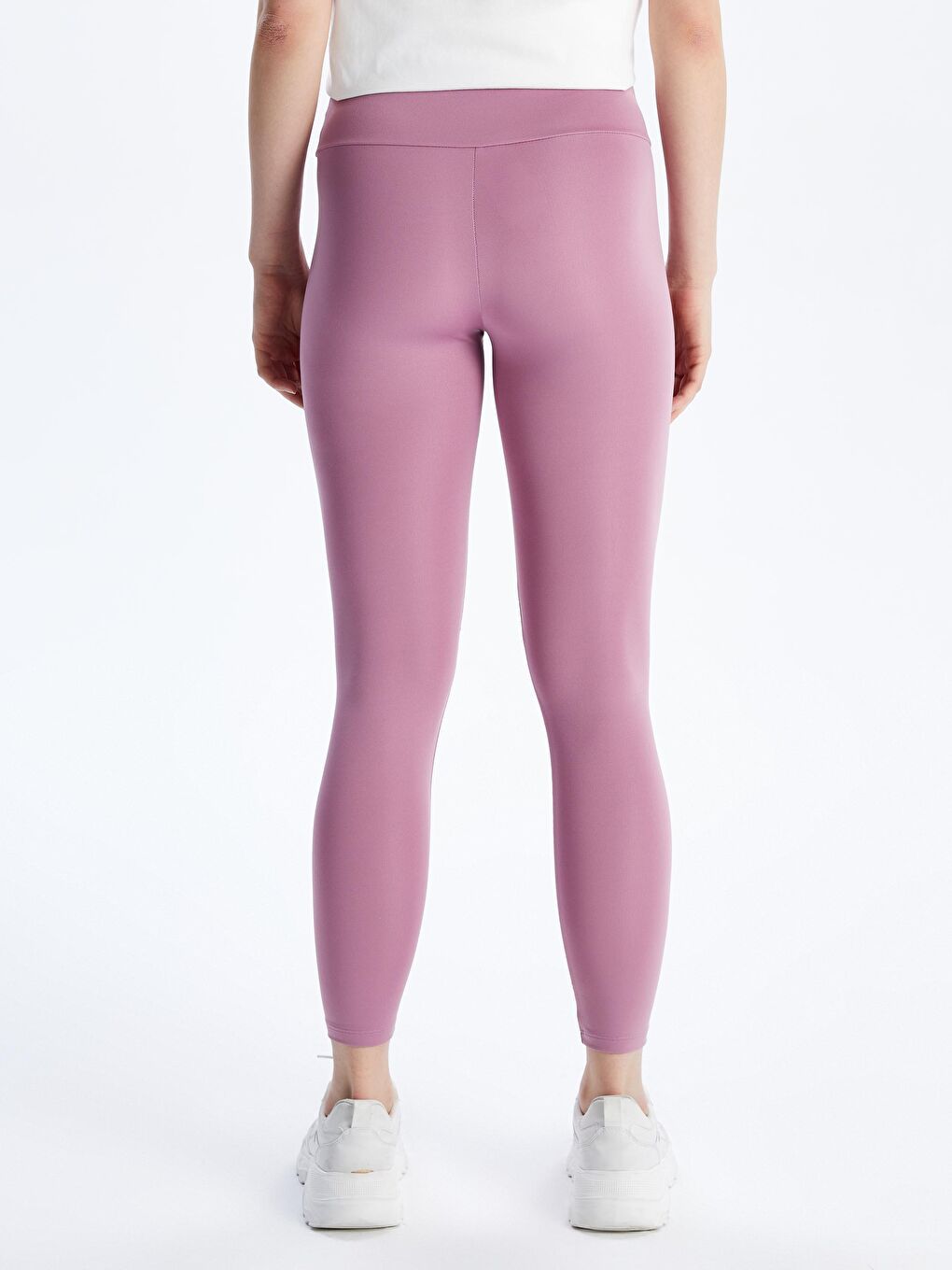 Women's Elastic Waist Sport Leggings -S5K314Z8-PMT