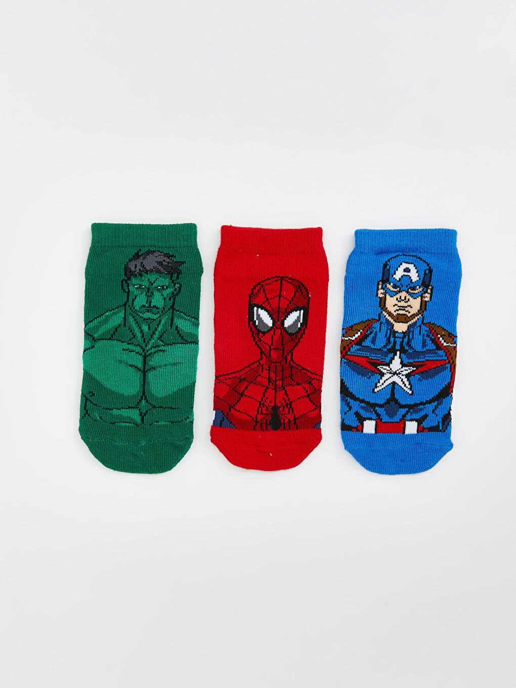 Marvel Patterned Boys' Trainer Socks 3-pack -S5K320Z4-K00