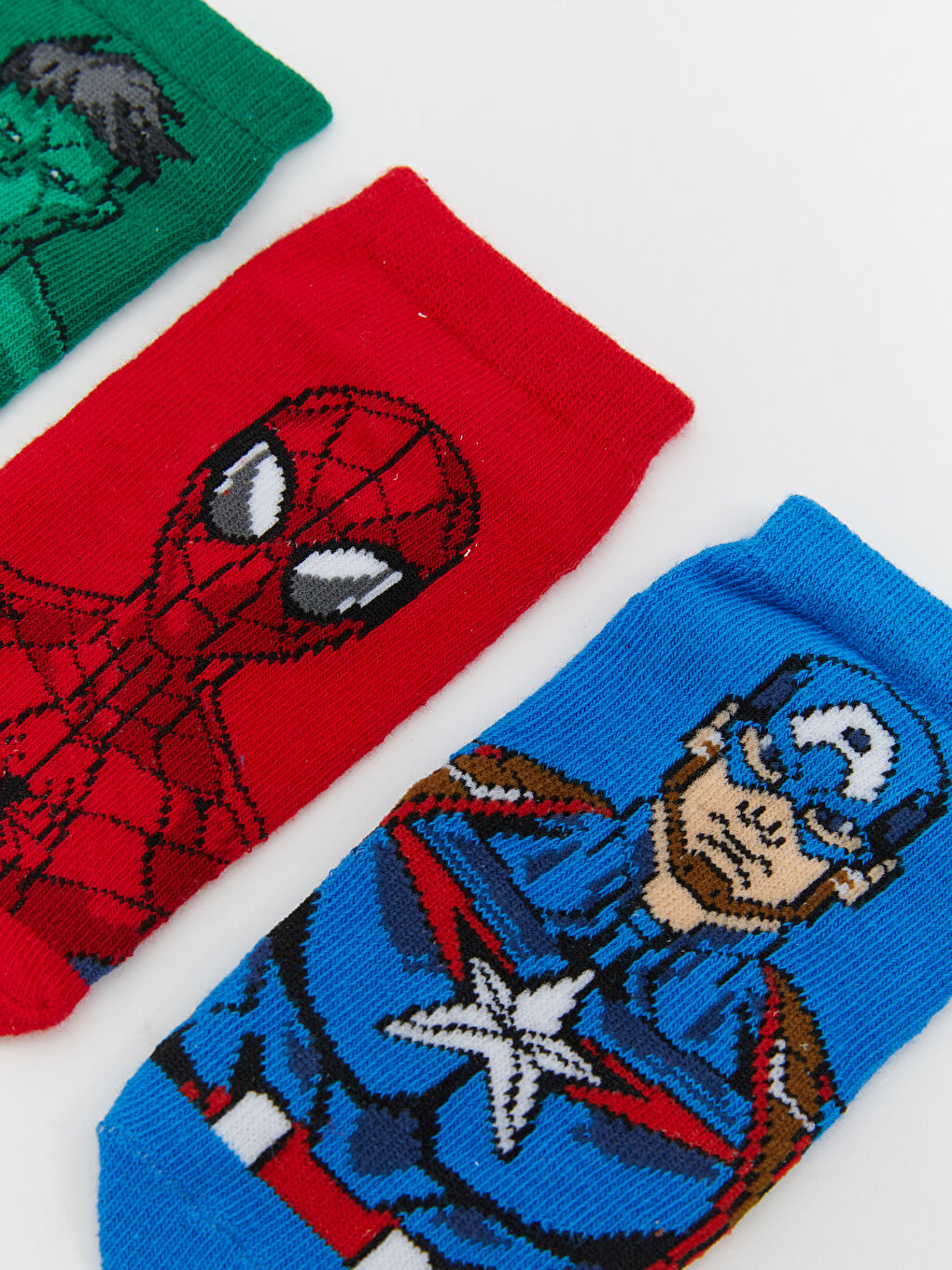 Marvel Patterned Boys' Trainer Socks 3-pack -S5K320Z4-K00