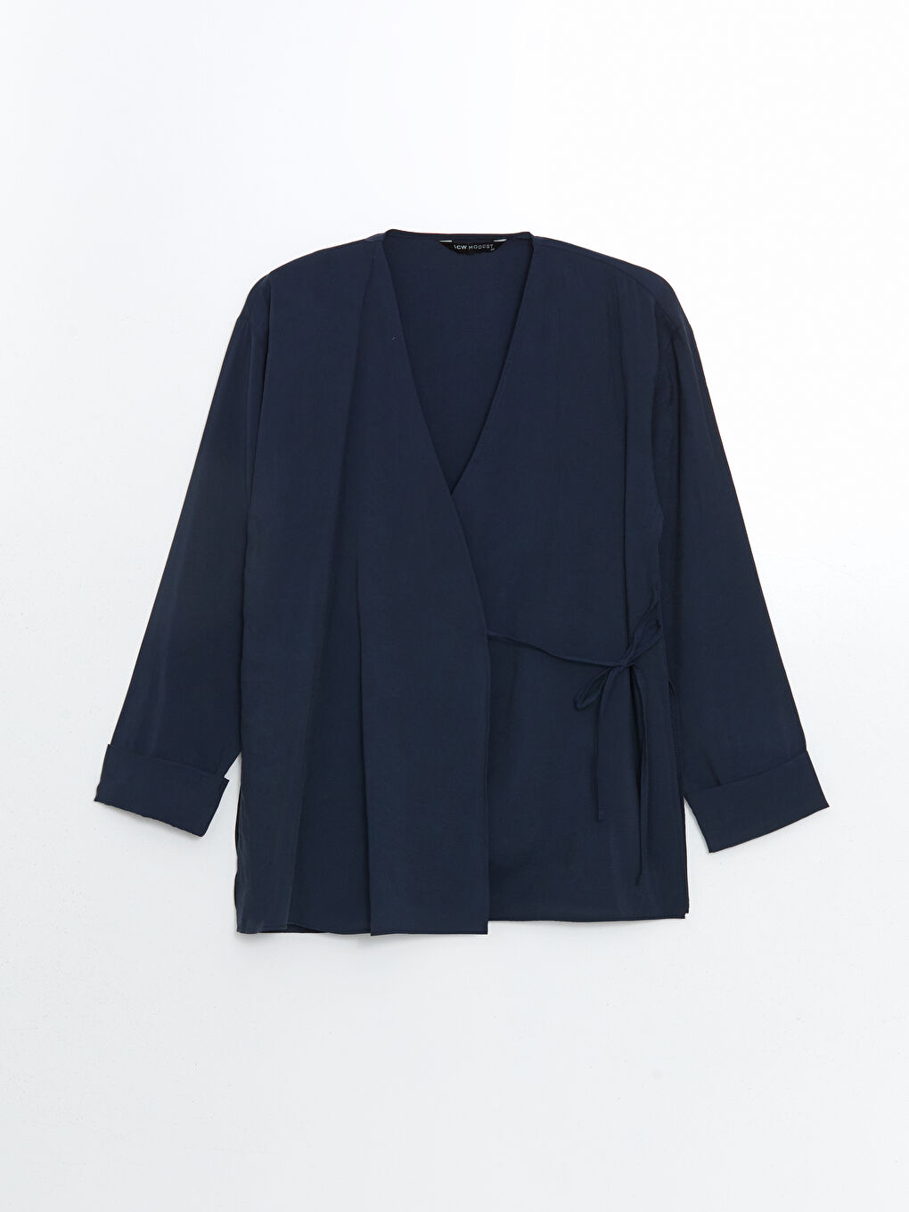 Double-Breasted Collar Women’S Modest Kimono -S5K325Z8-CRP