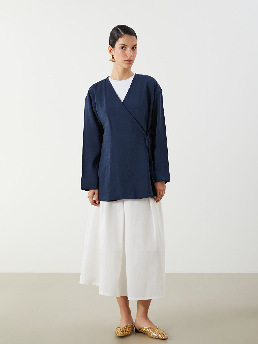 Woman NAVY Kimono -S5K325Z8-CT8