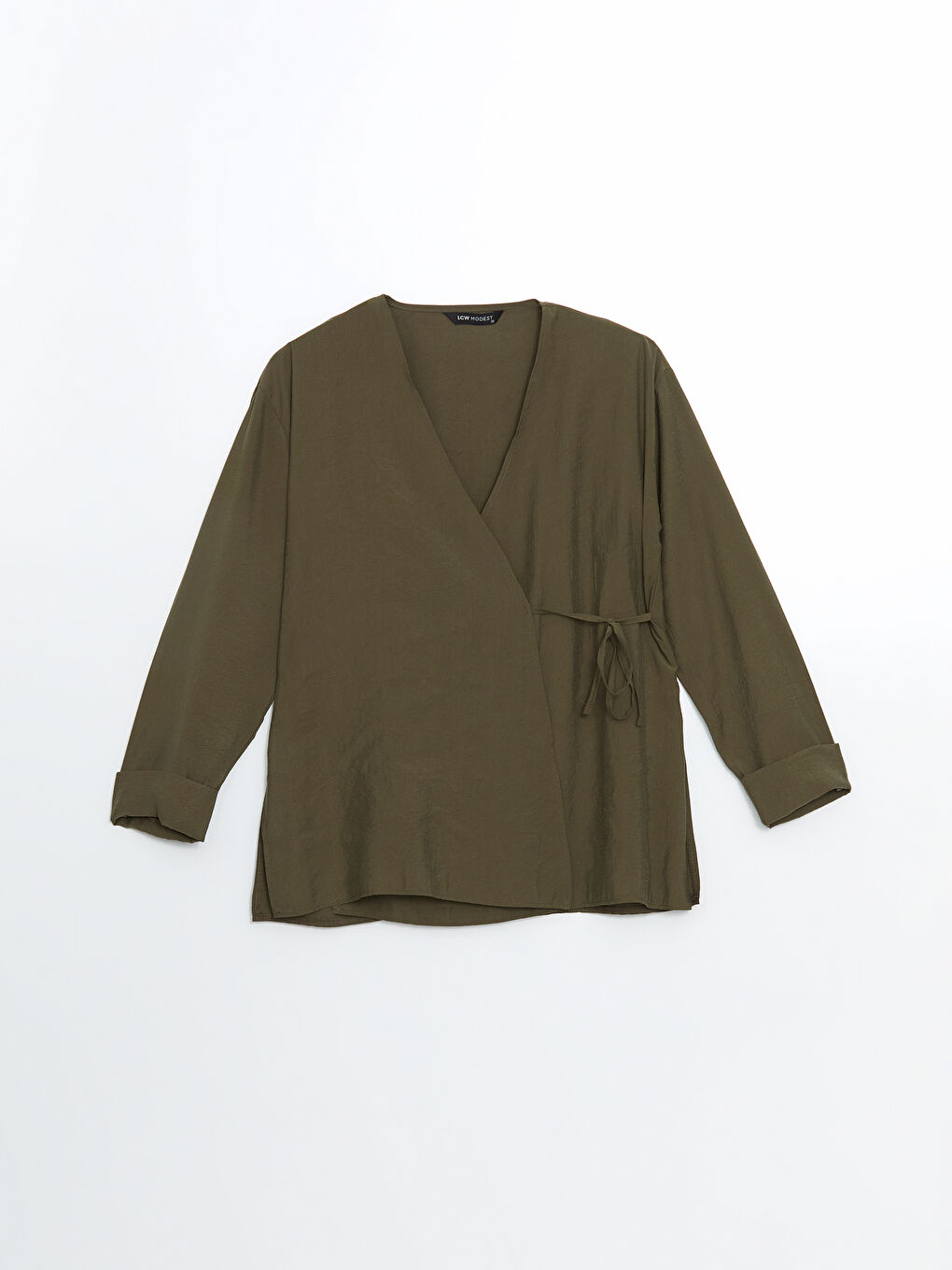 Double-Breasted Collar Women’S Modest Kimono -S5K325Z8-CTY