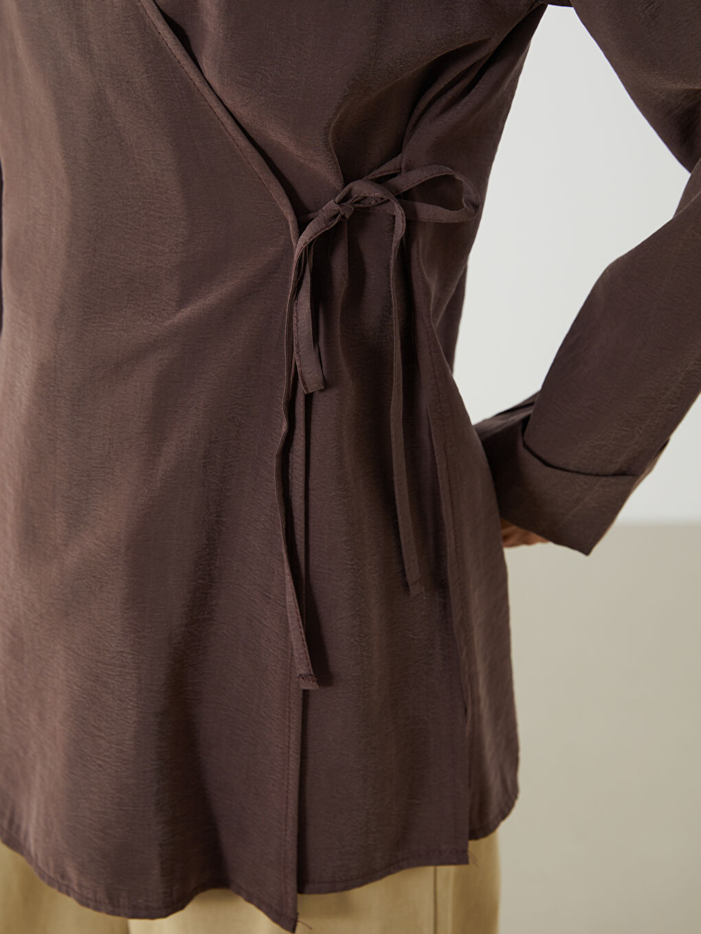 Woman BROWN Kimono -S5K325Z8-DJ7