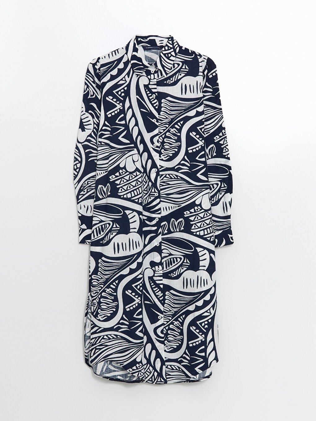 Patterned Women's Shirt Tunic-4