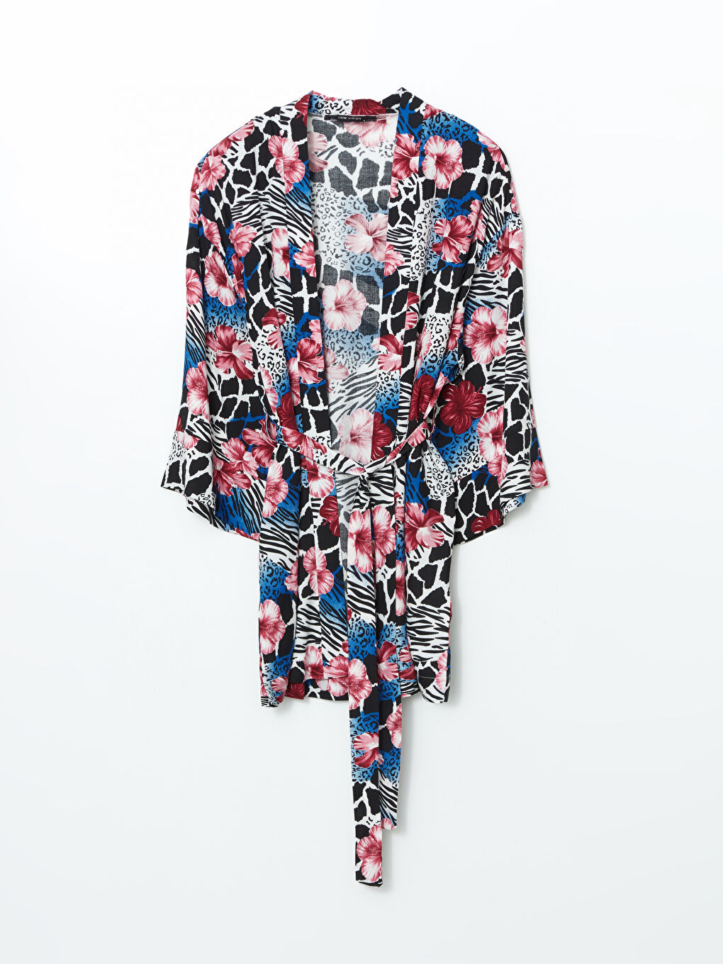Shawl Collar Floral Oversize Women's Kimono -S5K332Z8-LQJ