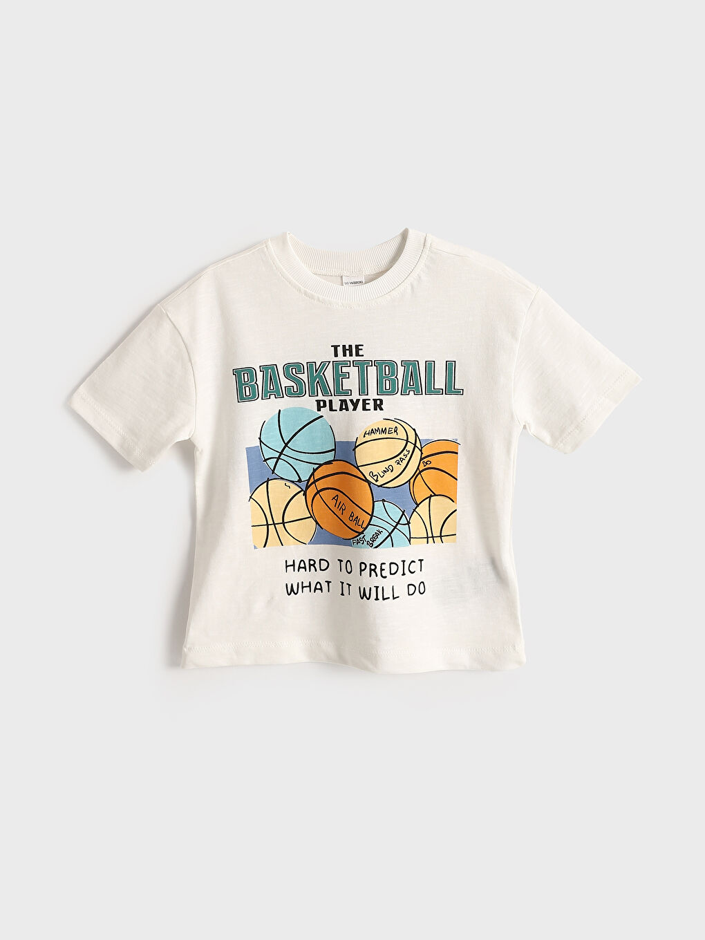 Crew Neck Printed Boys' T-Shirt -S5K340Z1-R9J