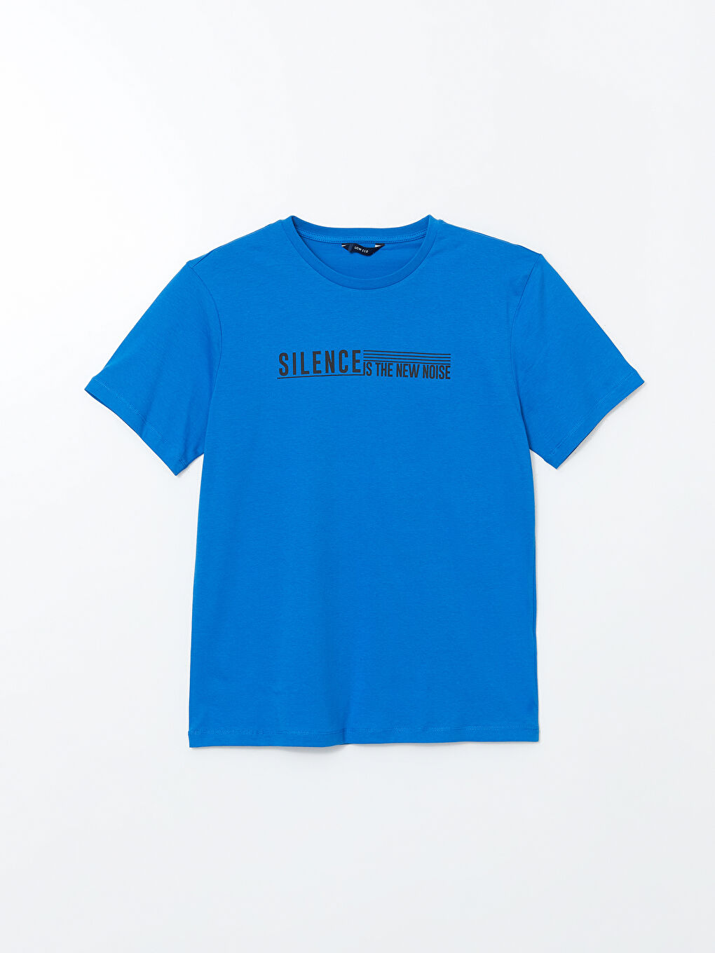 LCW ECO Crew Neck Short Sleeve Printed Combed Cotton Men's T-shirt -S5K353Z8-HFU