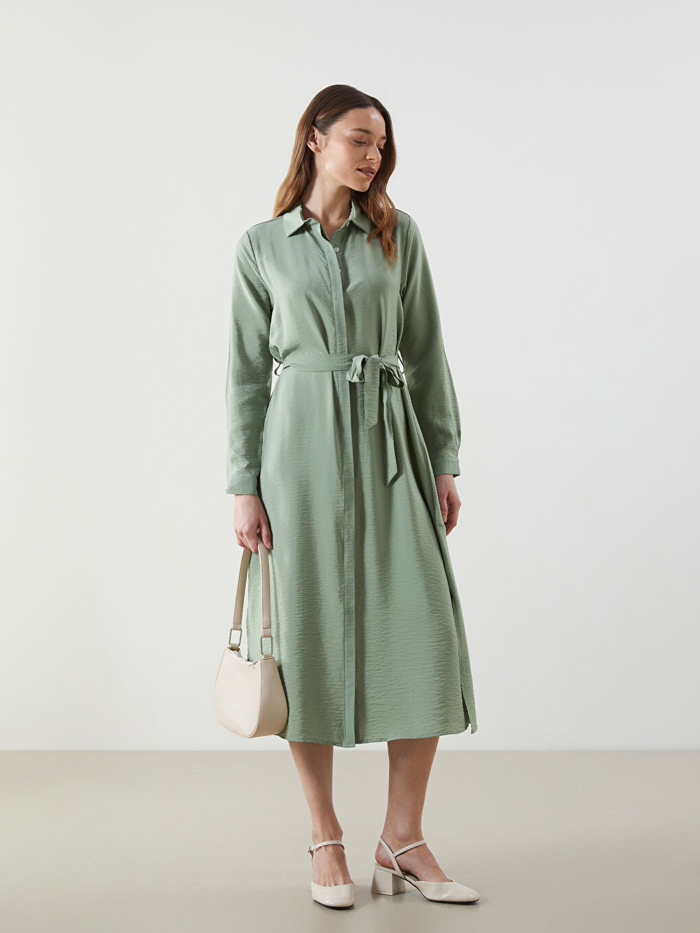 Regular Fit Women's Shirt Dress -S5K436Z8-GX7