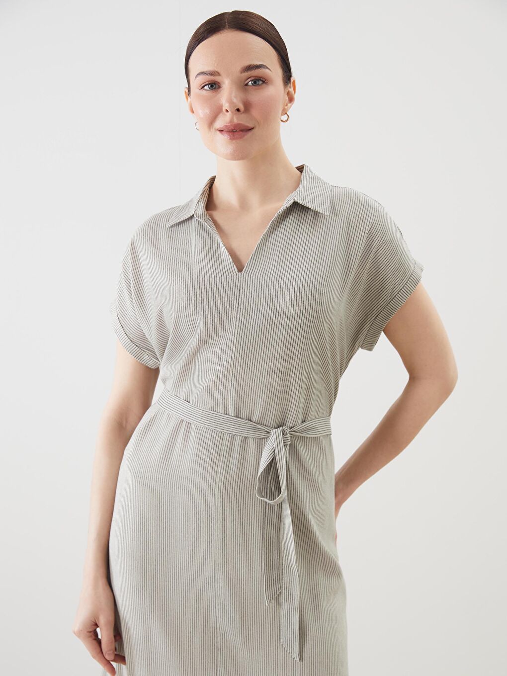 LCW Grace Woman ECRU Dress -S5K455Z8-LFC