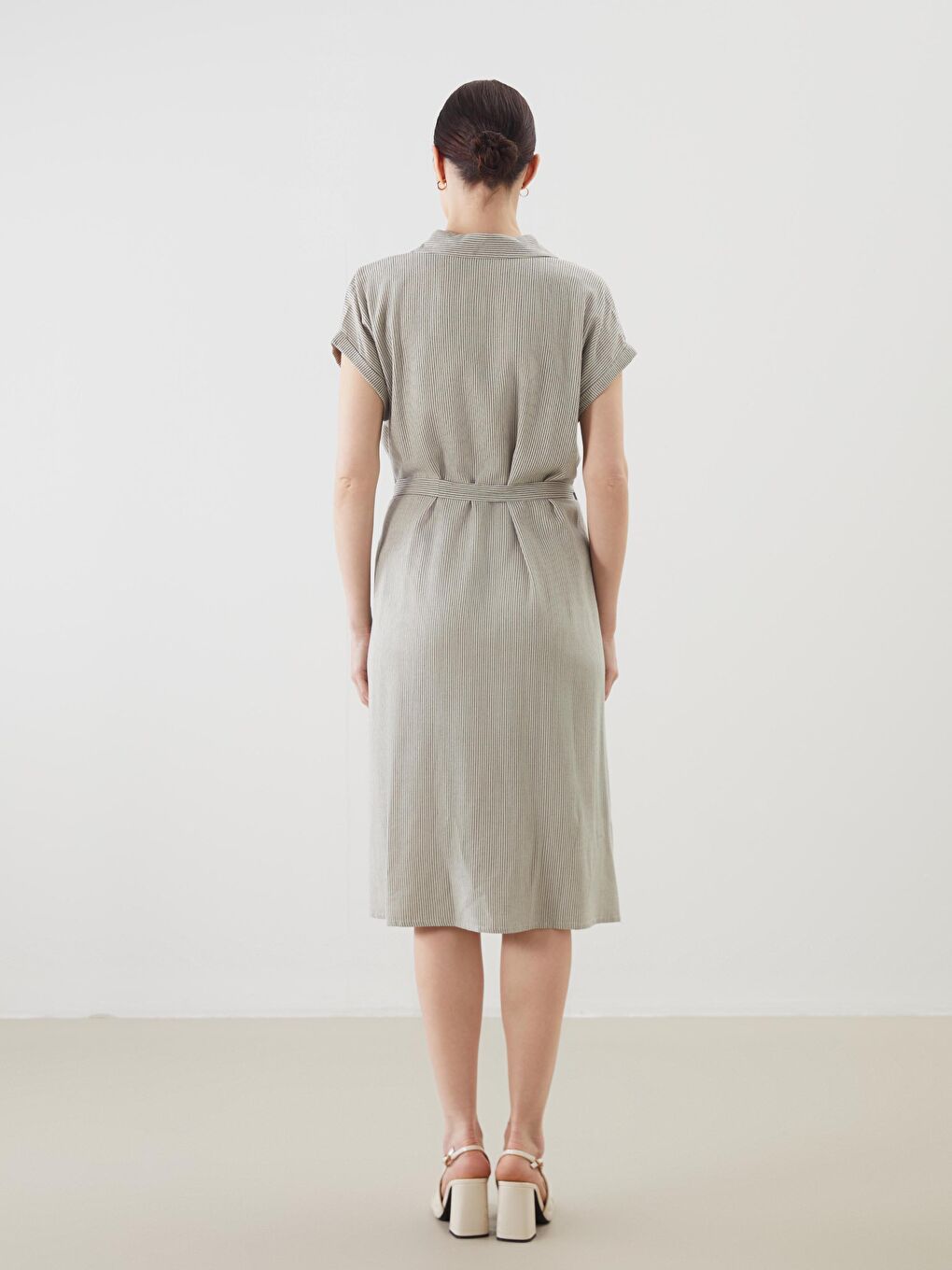 LCW Grace Woman ECRU Dress -S5K455Z8-LFC