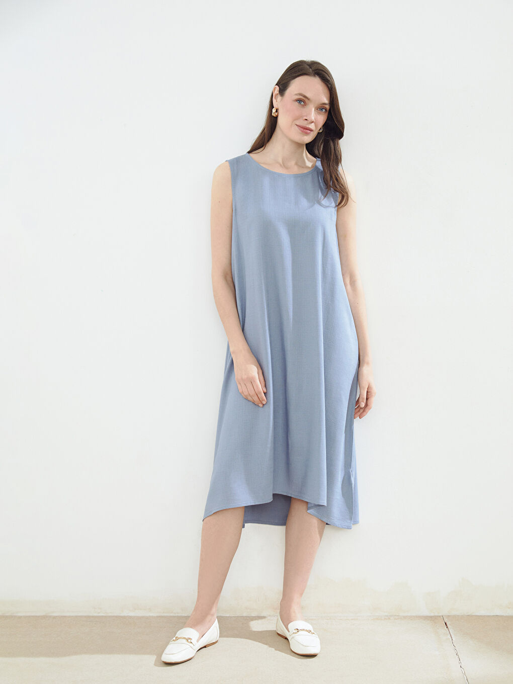 LC Waikiki Woman BLUE Dress -S5K457Z8-J0L