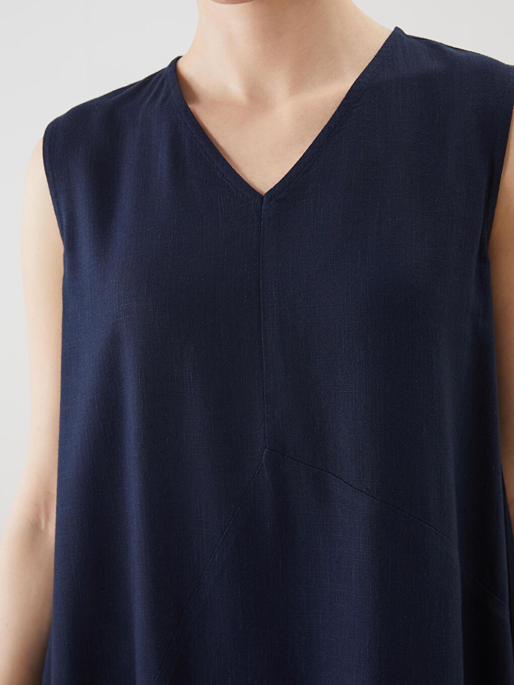 LCW Grace Woman NAVY Dress -S5K465Z8-HNG