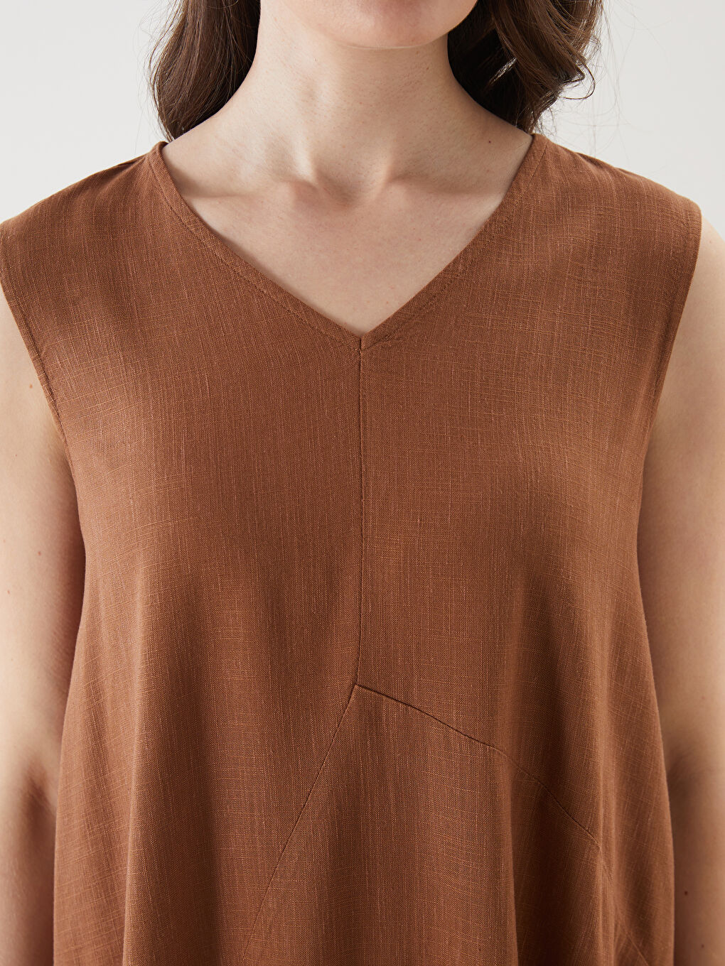 LCW Grace Woman BROWN Dress -S5K465Z8-R1M