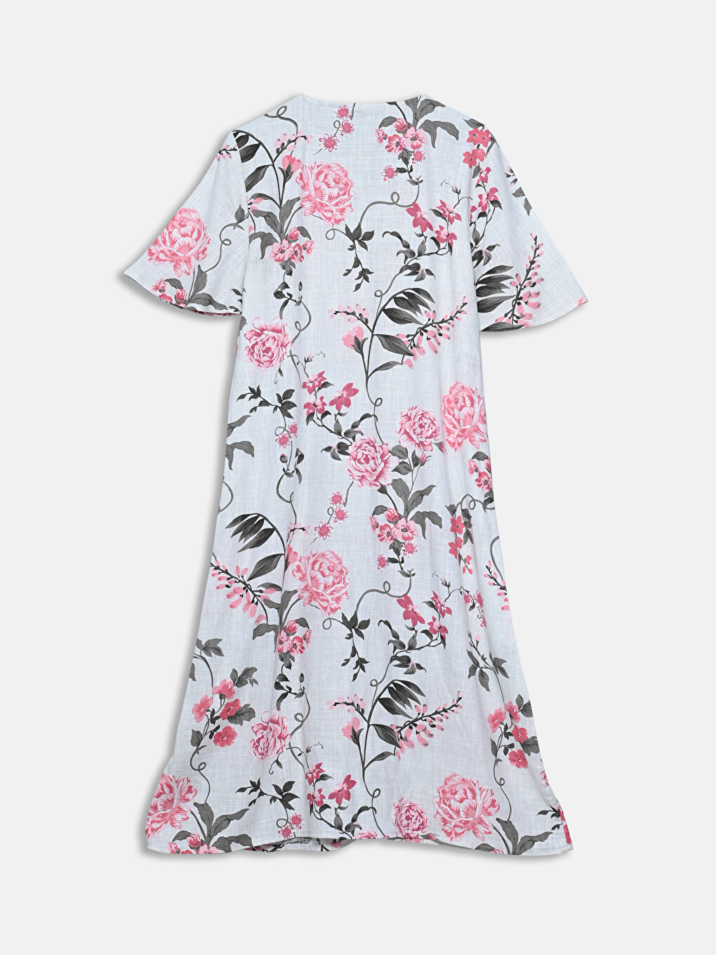 Rochie cu Decolteu în V, Aspect de In, pentru Femei-5