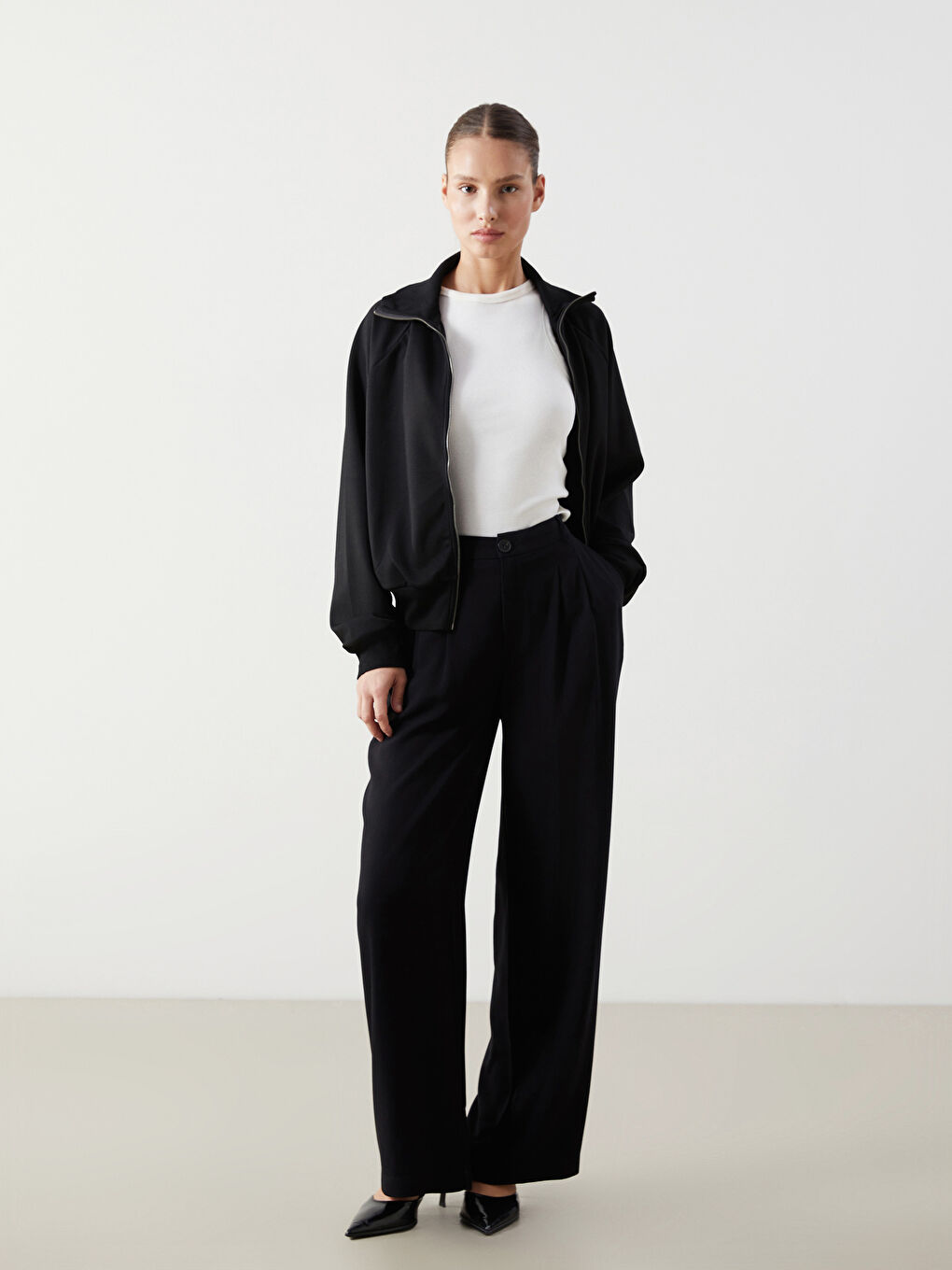Loose Fit Women's Trousers -S5K478Z8-CVL