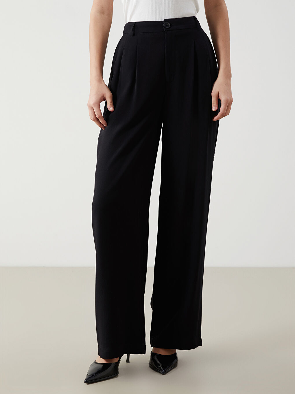 Loose Fit Women's Trousers -S5K478Z8-CVL
