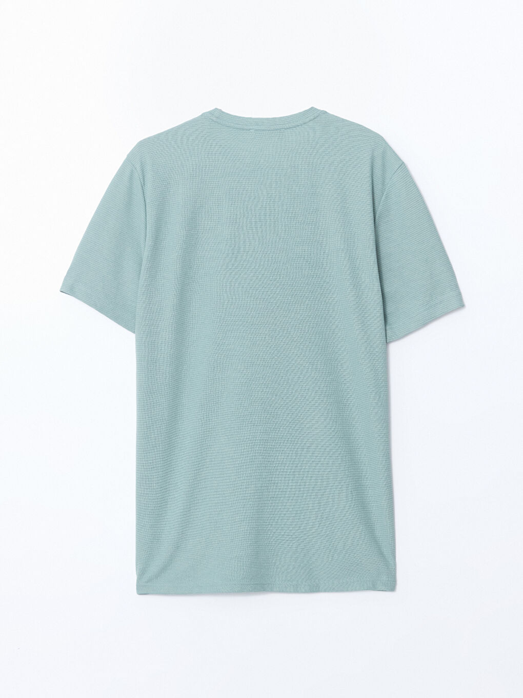 Crew Neck Short Sleeve Printed Combed Cotton Men's T-shirt -S5K490Z8-YHB