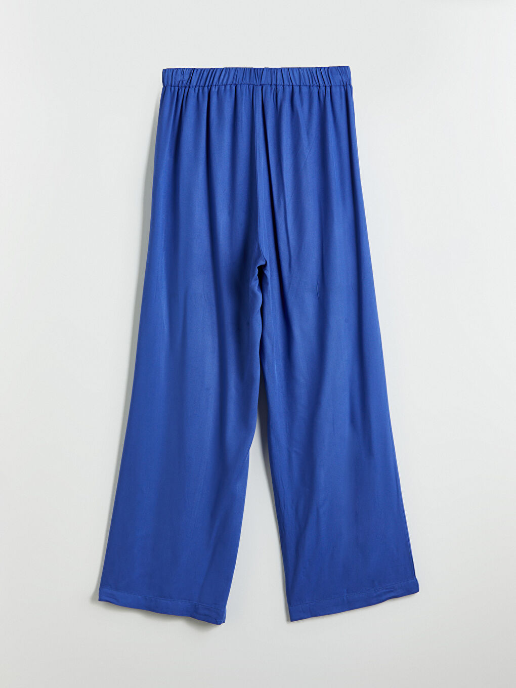 Elastic Waist Wide Leg Women's Trousers-5