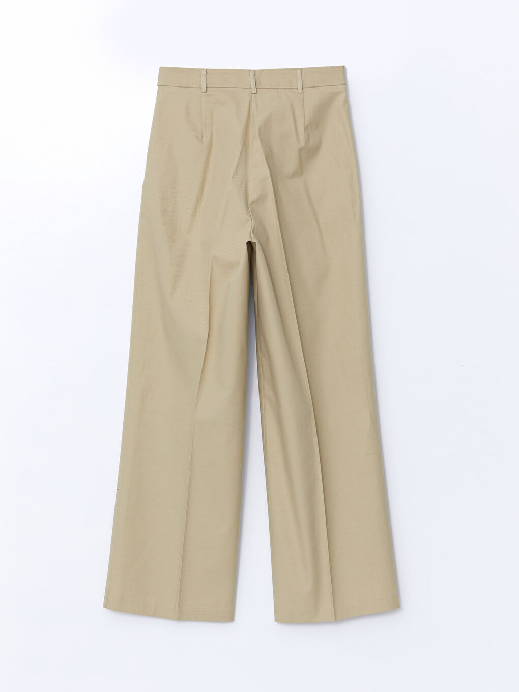 LCW Modest Bej Loose Fit Keten Karışımlı Kadın Pantolon - 6