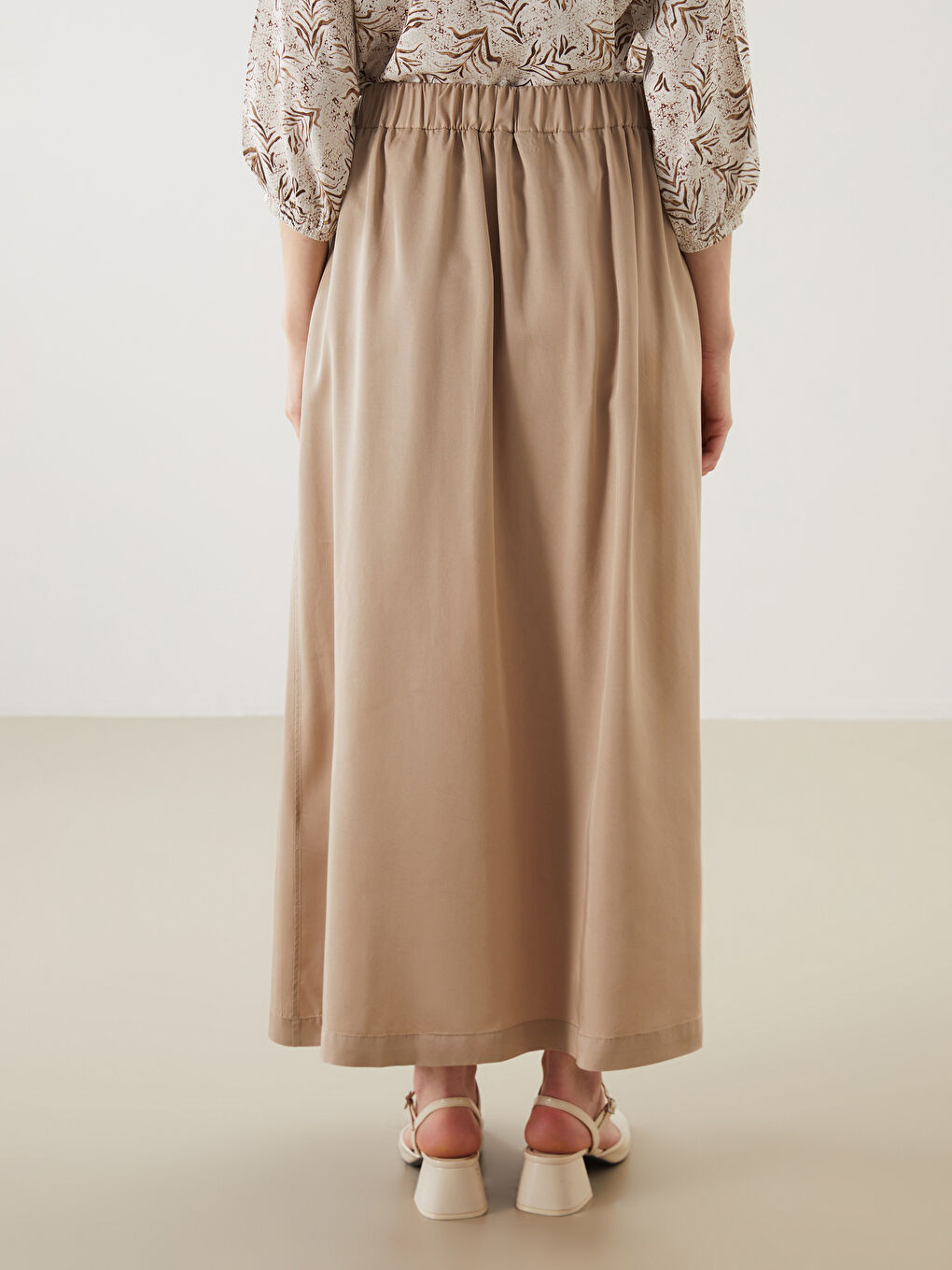 Elastic Waist A-Line Women's Skirt -S5K523Z8-FJZ