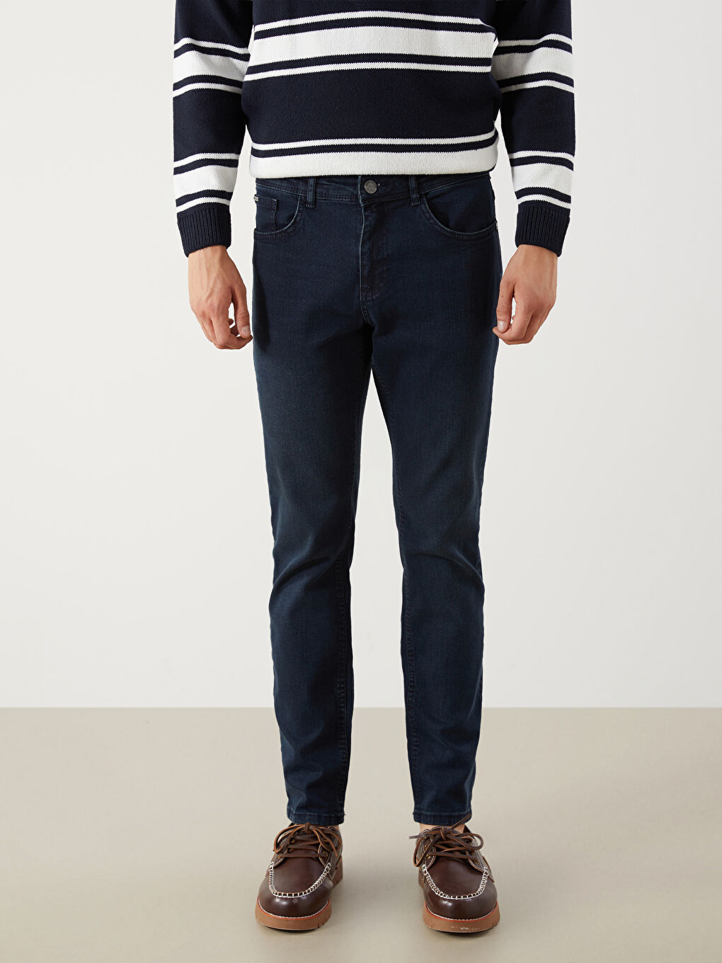 İndigo Regular Fit Erkek Jean Pantolon-1
