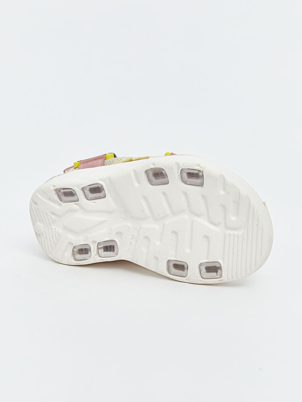 Color Block Hook and Loop Girls' Sandals-3