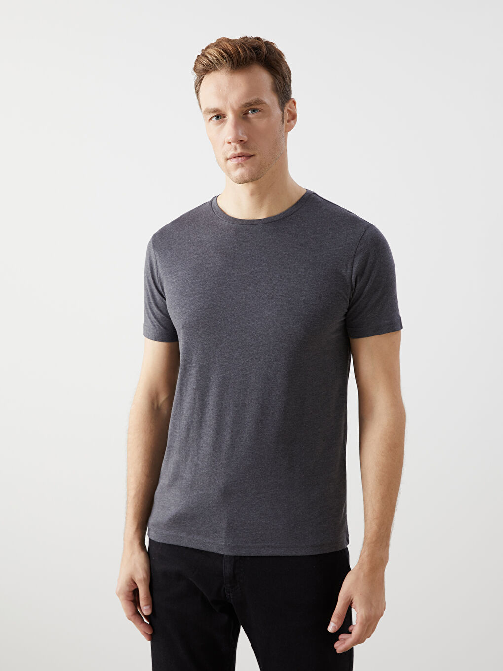 LC WAIKIKI Crew Neck Jersey Men's T-Shirt -W52059Z8-L8N