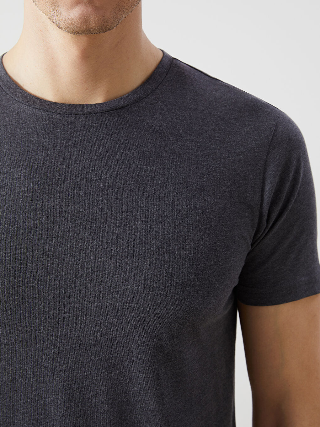 LC WAIKIKI Crew Neck Jersey Men's T-Shirt -W52059Z8-L8N