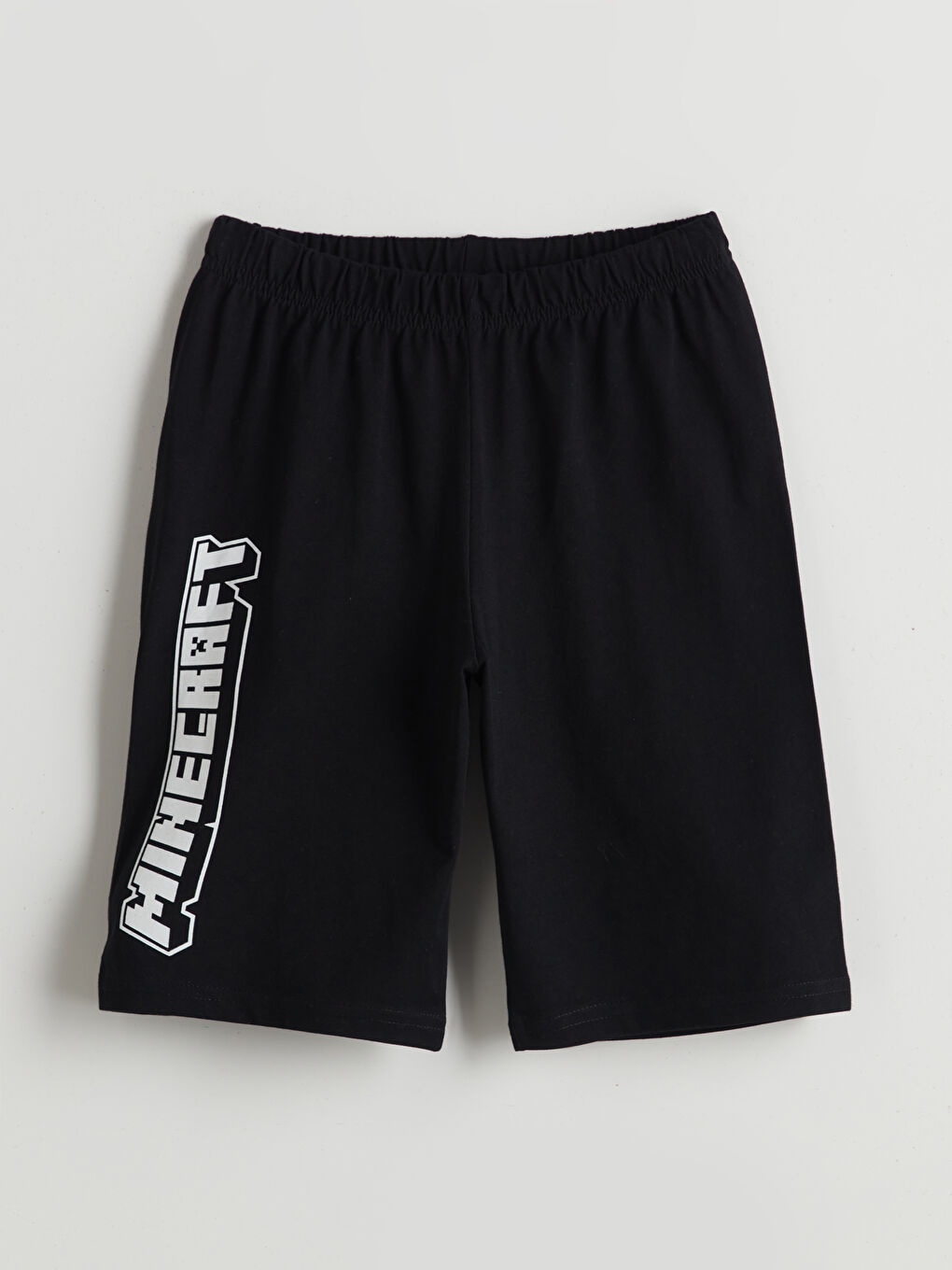 Crew Neck Minecraft Printed Boys' Shorts Pyjama Set -S5K541Z4-LU7