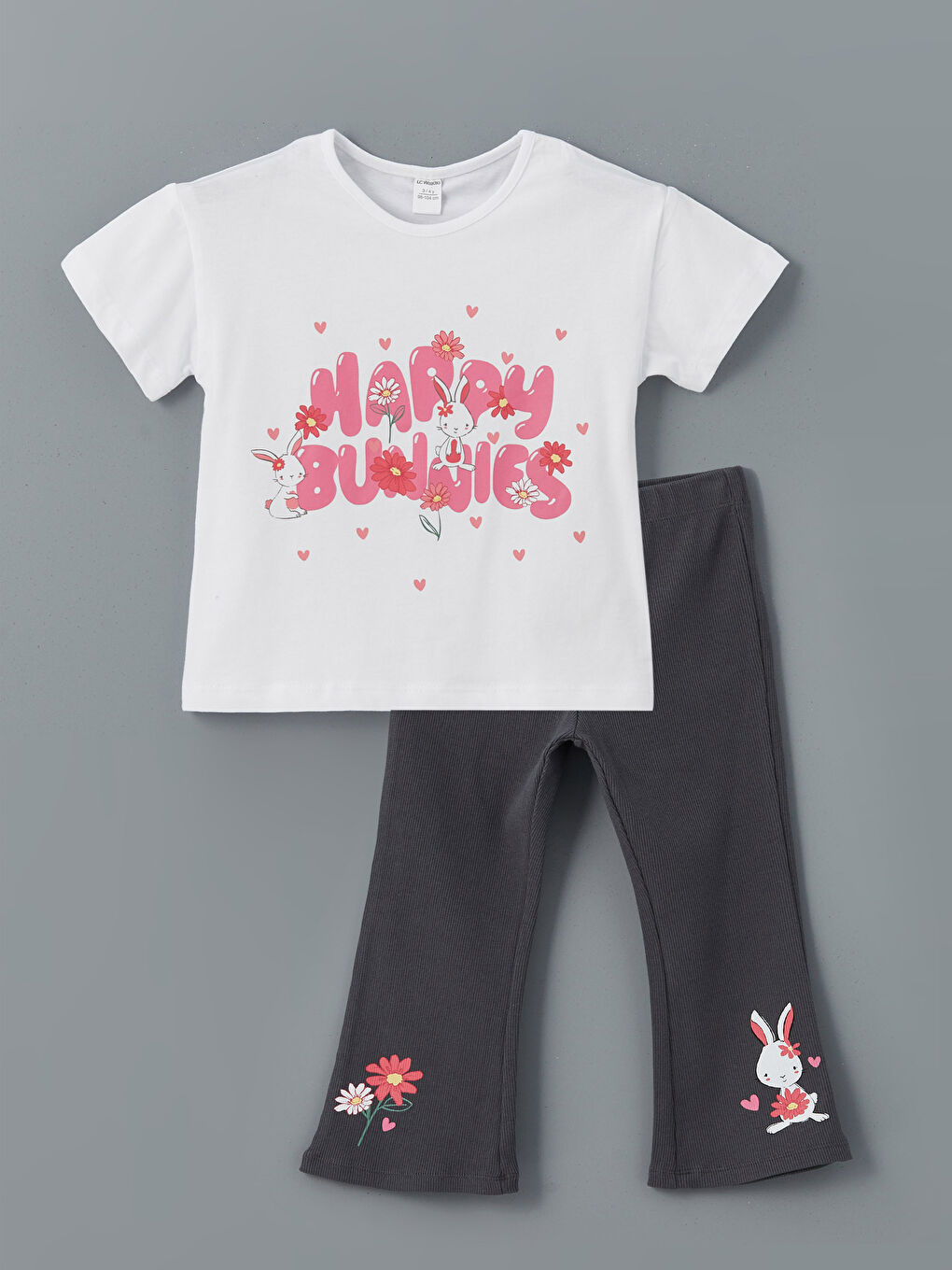 Printed Girls' Sweatshirt and Leggings 2 Pack -S5K559Z1-JYX