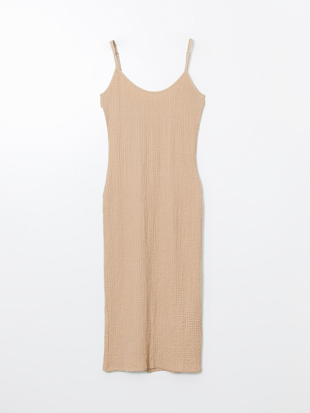 U Neck Textured Women'S Dress -S5K563Z8-D6H