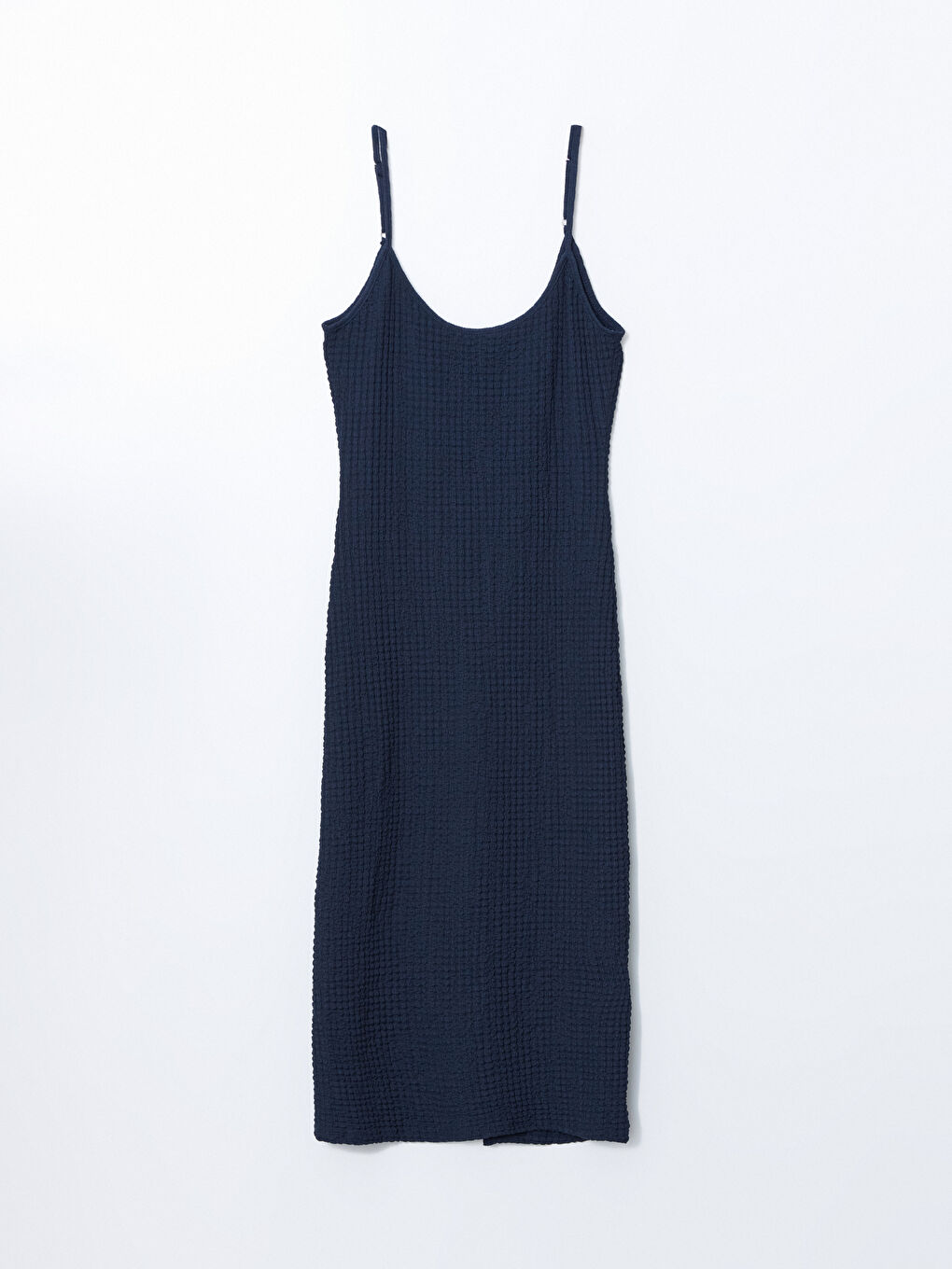 U Neck Textured Women'S Dress -S5K563Z8-HFH