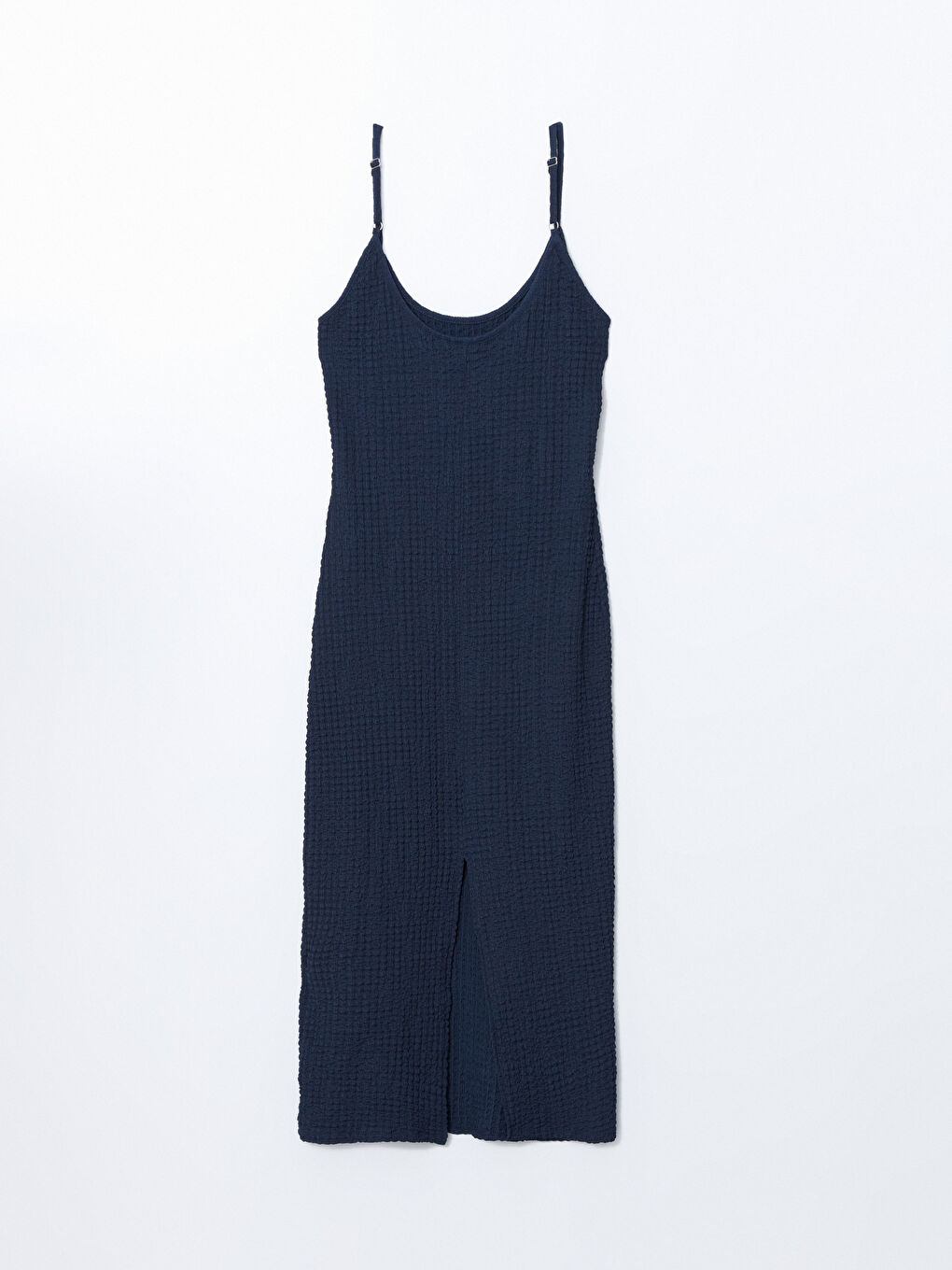 U Neck Textured Women'S Dress -S5K563Z8-HFH