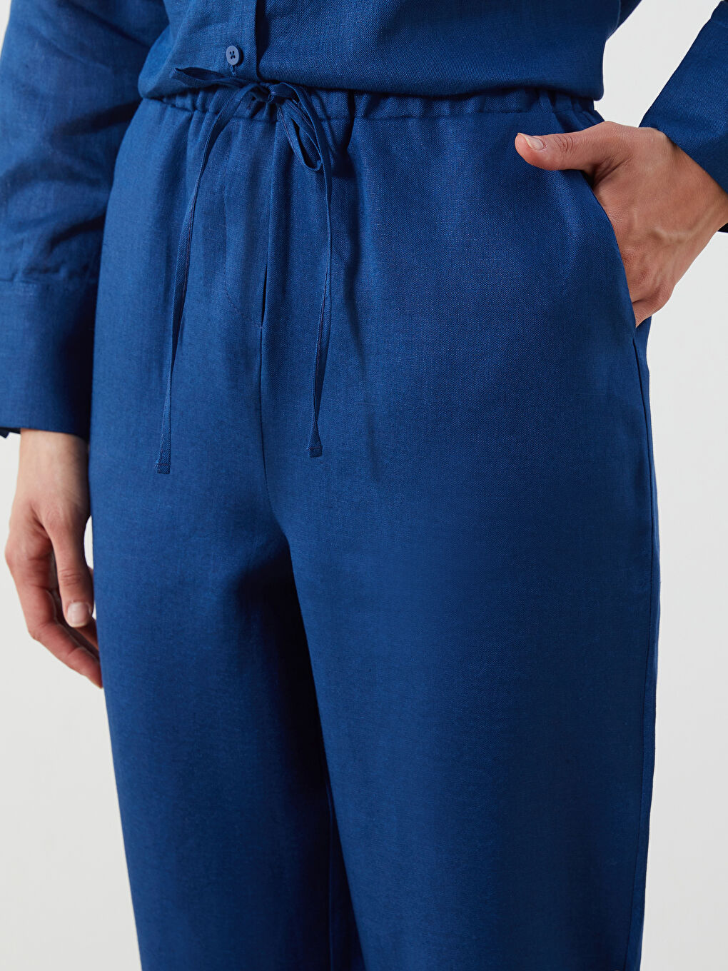 LCWAIKIKI Classic TAMNO PLAVA Pantalone Žena -S5K576Z8-VB1